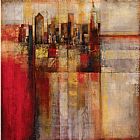 John Douglas Canvas Paintings - Plaid City